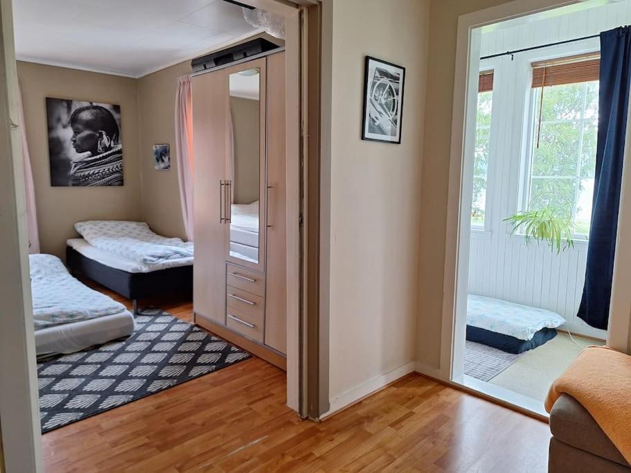 Privat Leilighet Pa Gard Med Badstue Og Nordlys 纳尔维克 外观 照片